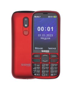 Мобільний телефон Sigma mobile Comfort 50 Optima Red
