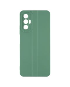 Чехол накладка для TECNO Pova 3 Original Soft-touch Зелёный (Green)