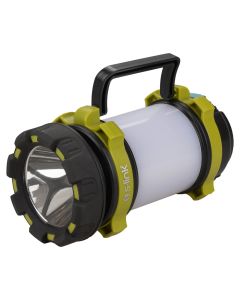 Ліхтарик S-link SL-F261 5W LED + 40 SMD + 20 Red LED 3000mAh USB + Powerbank Чорний Зелений (Black Green)