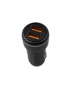 Автомобільний зарядний пристрій Borofone BZ17 QC3.0 18W + кабель Micro-USB Чорний (Black)