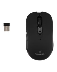 Миша Real-EL RM-330 Беспроводная Черная (Black)