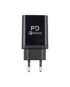 Зарядний пристрій Reddax RDX-031 1USB/1Type-C 3A Чорний (Black)
