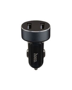 Автомобильное зарядное устройство Hoco Z26 LCD 2USB 2.1A Черный (Black)