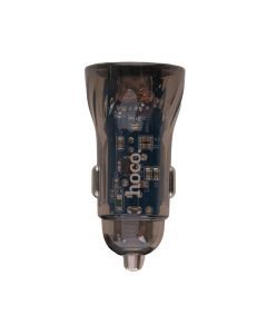 Автомобильное зарядное устройство Hoco Z47A PD30W + QC3.0 Прозрачный (Прозрачный)