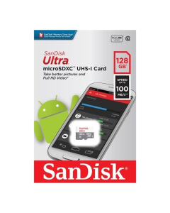 Карта памяти MicroSD SanDisk Ultra 128Gb Class 10 UHS-1 A1