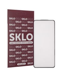 Защитное стекло для TECNO Pova 3 SKLO 3D Черное (Black)