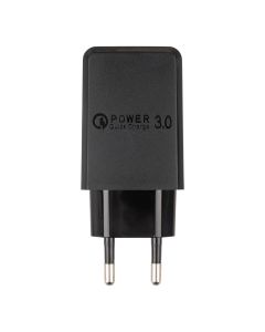 Зарядное устройство Veron VR-C13 1USB 3A 18A Черное (Black)