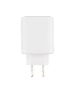 Зарядний пристрій XO CE04 PD 45W (USB+USB-C) 65W + кабель micro-USB Білий (White)