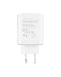 Зарядний пристрій XO CE04 PD 45W (USB+USB-C) 65W + кабель micro-USB Білий (White)