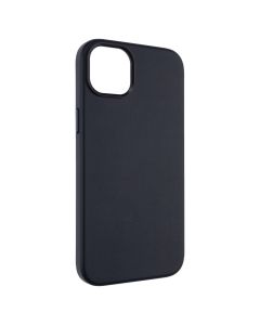 Чохол накладка для iPhone 14 Plus WAVE Premium Leather with MagSafe Чорна (Midnight)