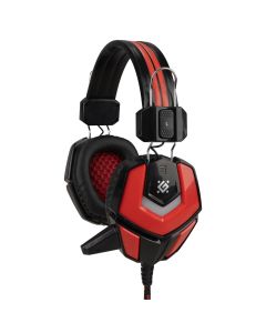 Наушники накладные Defender Ridley Черные Красные (Black Red)