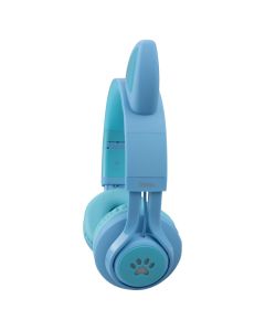 Бездротові повнорозмірні навушники Hoco W39 Cat Ear Сині (Blue)