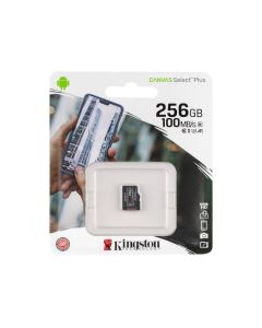 Карта памяти MicroSD Kingston Canvas Select Plus 256Гб Class 10 A1