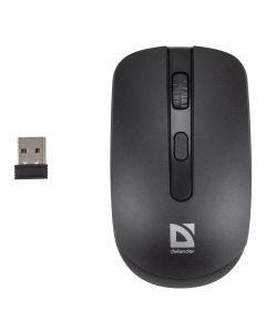 Миша Defender ISA-135 Беспроводная Черная (Black)