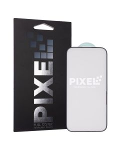 Защитное стекло для iPhone 14 Pro/15/16 Pixel 3D Черное (Black)