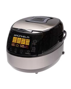 Мультиварка Grunhelm MC-16T Чорна Срібна (Black Silver)
