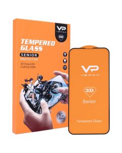 Захисне скло для iPhone 13/13 Pro/14 Veron Senior 3D Чорне (Black)