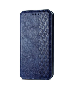 Чехол кейс для Xiaomi Redmi Note 9 GETMAN Cubic Синий (Blue)