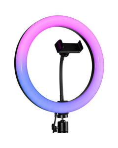 Кільцева світлодіодна лампа LED Gelius Pro Blogger Set Life Hack GP-BS003 Чорна (Black)