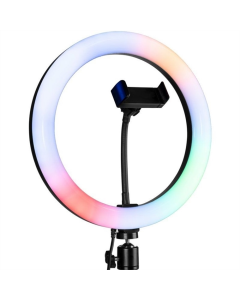Кільцева світлодіодна лампа LED Gelius Pro Blogger Set Life Hack GP-BS003 Чорна (Black)