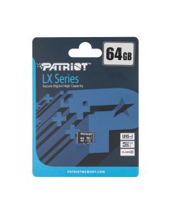 Карта памяти MicroSD Patriot LX Series 64Gb Class 10 UHS-1