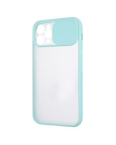 Чохол накладка для iPhone 12 Pro Protect Camera Бірюзова (Turquoise)