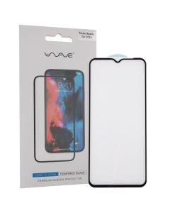 Захисне скло для TECNO Spark GO 2023 WAVE Edge Чорне (Black)