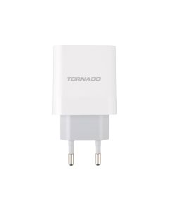 Зарядний пристрій Tornado TD-17 (PD20W+QC3.0) Білий (White)