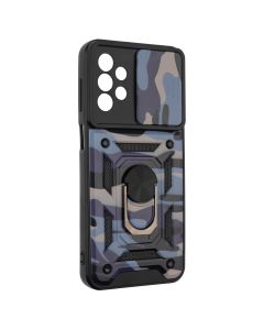 Чохол накладка для Samsung A23 Camshield Serge Ring Синій (Camouflage Blue)