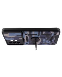 Чохол накладка для Samsung A23 Camshield Serge Ring Синій (Camouflage Blue)