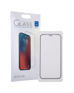 Защитное стекло для iPhone 12/12 Pro ACCLAB Full Черное (Black)