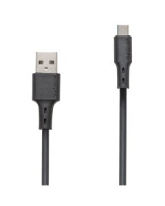 USB-кабель Glasscove Flex 3A Micro-USB 1м Черный (Black)