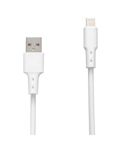 USB-кабель Glasscove Flex 2.4A Lightning 1м Белый