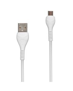 USB кабель Hoco X37 Micro-USB 2.4A 1м Білий (White)