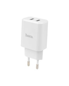Зарядное устройство Hoco C62A Victoria 2USB/2.1 A Белый (White)