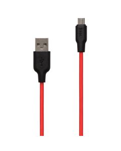 USB-кабель Hoco X21/X21 Plus Silicone Micro-USB Красный (Red)