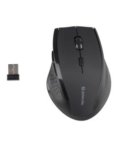 Миша бездротова Defender Accura MM-365 Чорна (Black)