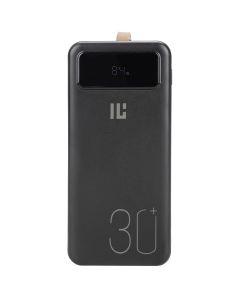 PowerBank 30000 mAh IL IL-07-30 22.5W 4USB Fast Charge LCD Чорний (Black)