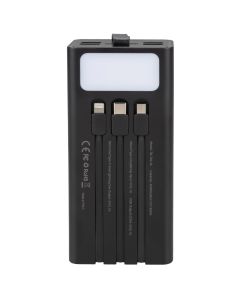 PowerBank 40000 mAh Tehno Bit TB-702-40 2.1A 4USB LCD Черный (Black)