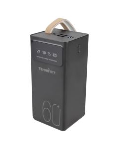 PowerBank 60000 mAh Tehno Bit TB-701-60 2.4A 2USB LED Чорний (Черный)