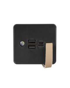 PowerBank 60000 mAh Tehno Bit TB-701-60 2.4A 2USB LED Чорний (Черный)