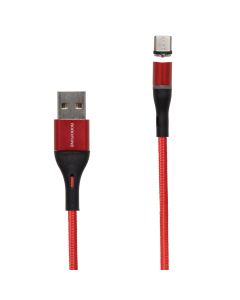 USB кабель Borofone BU16  magnetic Type-C Червоний (Red)