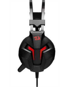 Навушники накладні PC Redragon Memecoleous 1.8m gaming червоно Чорні (Black)