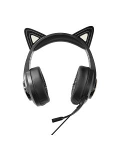 Наушники накладные Hoco W107 Cute Cat Ear Gaming Розовые (розовые)