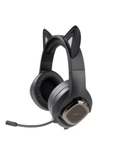 Навушники накладні Hoco W107 Cute Cat Ear Gaming Рожеві (Pink)