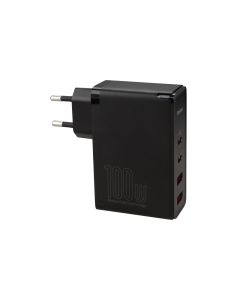 Зарядний пристрій Baseus GaN2 Pro QC (2USB + 2USB-C) 100W Чорний (Black)