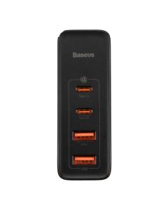 Зарядний пристрій Baseus GaN2 Pro QC (2USB + 2USB-C) 100W Чорний (Black)