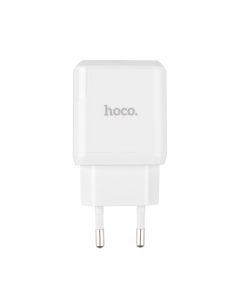 Зарядное устройство Hoco N5 Favor Dual PD20W QC3.0 + кабель Type-C to Type-C Белый (White)