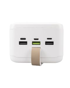 PowerBank 60000 mAh PowerWay QC60 Білий (White)