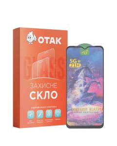 Защитное стекло для Samsung A14 3D Черное (Black)